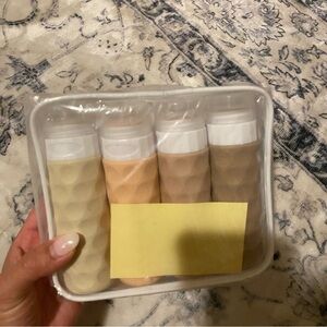 Silicone Travel Bottles Set – Neutral Tones